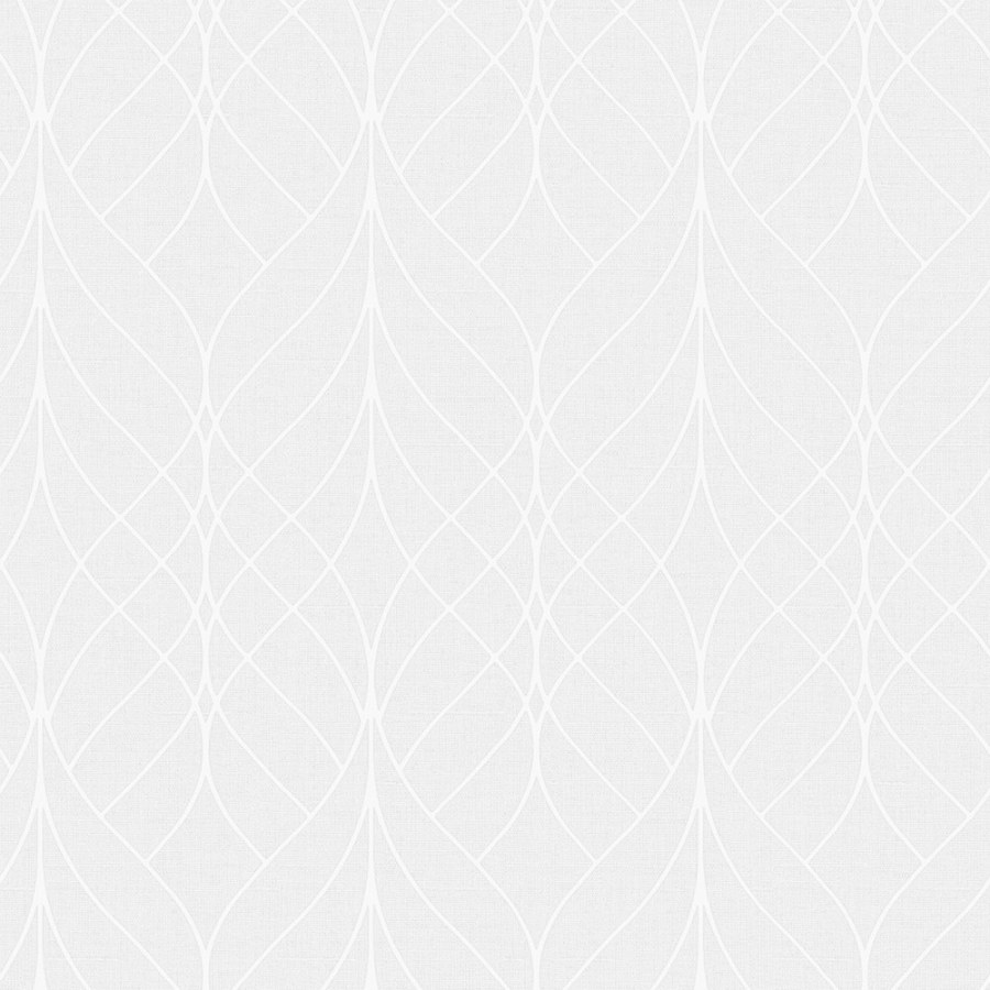 Šedá geometrická tapeta na zeď - Tapety Yara