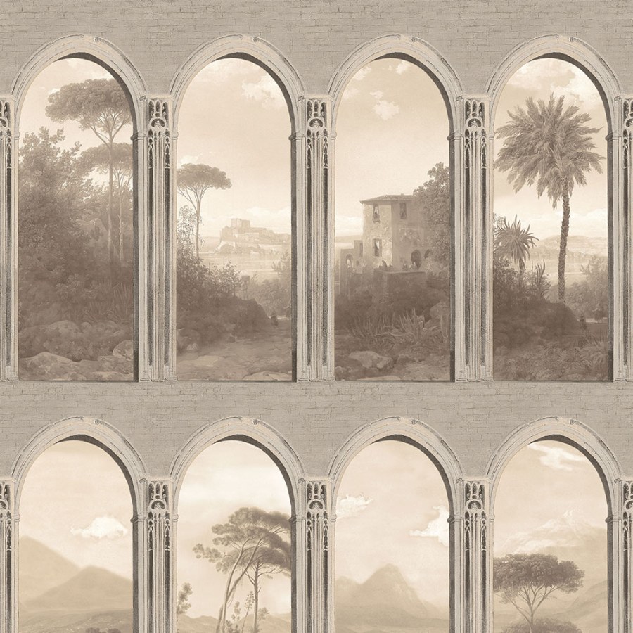 Béžová tapeta na zeď - Tapety Yara