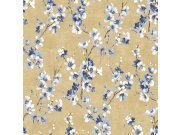 Tapety Yara - Žlutá tapeta na zeď Žlutá tapeta na zeď