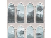 Tapety Yara - Šedá tapeta na zeď Šedá tapeta na zeď