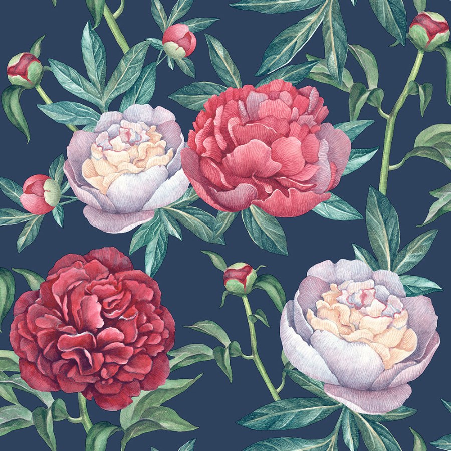 Modrá tapeta na zeď - Tapety Yara