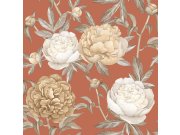 Tapety Yara - Červená tapeta na zeď Červená tapeta na zeď