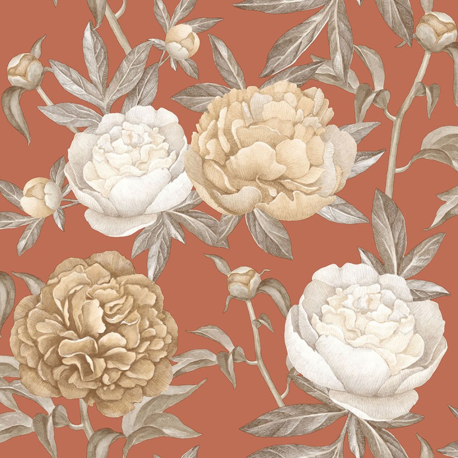 Červená tapeta na zeď - Tapety Yara