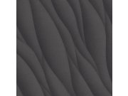 Tapety Yara - Strukturovaná tapeta tmavě šedá Strukturovaná tapeta tmavě šedá