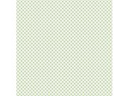 Tapety Yara - Bílo-zelená mřížková tapeta na zeď Bílo-zelená mřížková tapeta na zeď