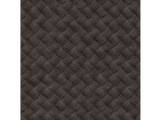 Tapety Yara - Tmavě hnědá Tapeta imitace kůže TA25075 Tahiti Tmavě hnědá Tapeta imitace kůže TA25075 Tahiti