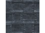 Tapety Yara - Tapeta imitace tmavě modré kůže 64812 Tapeta imitace tmavě modré kůže 64812