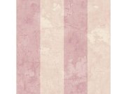 Tapety Yara - Béžovo-růžová pruhovaná tapeta na zeď Béžovo-růžová pruhovaná tapeta na zeď