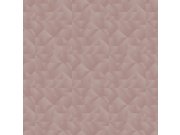 Tapety Yara - Starorůžová geometrická tapeta na zeď Starorůžová geometrická tapeta na zeď