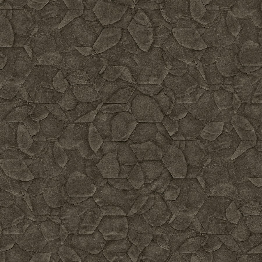 Bronzová geometrická tapeta na zeď Bronzová geometrická tapeta na zeď