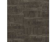 Geometrická Tapeta tmavě hnědá 64609