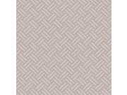 Růžová tapeta s proplétaným vzorem 221153