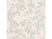 Krémová Tapeta květiny GR322201