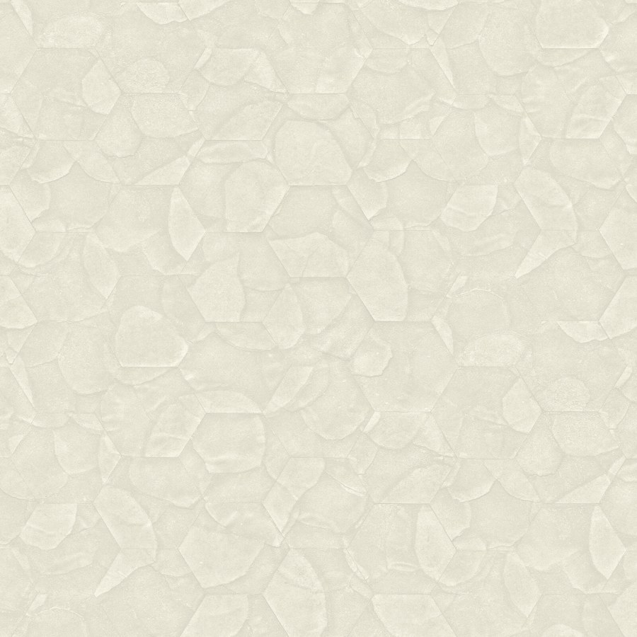 Krémová geometrická tapeta na zeď Krémová geometrická tapeta na zeď