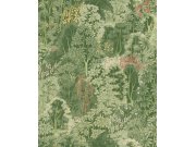 Tapety Yara - Zelená tapeta na zeď Zelená tapeta na zeď