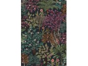 Tapety Yara - Černá květinová tapeta na zeď Černá květinová tapeta na zeď