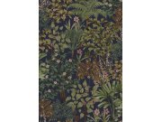 Tapety Yara - Modrá květinová tapeta na zeď Modrá květinová tapeta na zeď