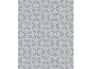 Modro-bílá geometrická tapeta na zeď