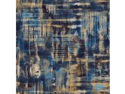 Modro-hnědá tapeta na zeď