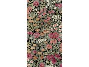 Tapety Yara - Černá květinová tapeta na zeď Černá květinová tapeta na zeď