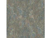 Tapety Yara - Modro-zlatá tapeta na zeď Modro-zlatá tapeta na zeď