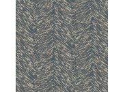 Tapety Yara - Modro-šedá tapeta na zeď Modro-šedá tapeta na zeď