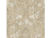 Tapety Yara - Šedo-zlatá tapeta na zeď Šedo-zlatá tapeta na zeď