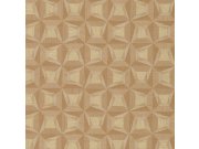 Oranžová geometrická Tapeta s vinylovým povrchem 31908