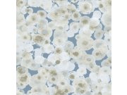 Tapety Yara - Modrá tapeta na zeď Modrá tapeta na zeď