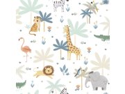 Tapety Yara - Tapeta se zvířátky z džungle Tapeta se zvířátky z džungle