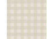 Tapeta na zeď, béžová, kostka, káro, , Essential Stripes, ICH Wallcoverings Tapety Yara