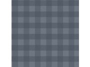 Tapety Yara - Tapeta na zeď, modrá, kostka, káro, , Essential Stripes, ICH Wallcoverings Tapeta na zeď, modrá, kostka, káro, , Essential Stripes, ICH Wallcoverings