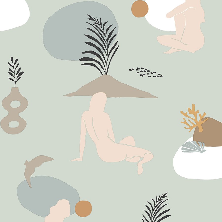 Tapety Yara - Zelená tapeta na zeď Zelená tapeta na zeď - Tapety Yara