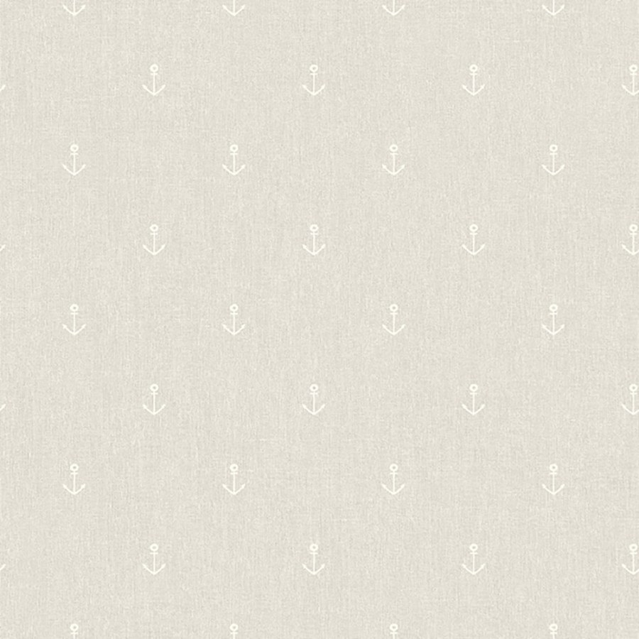 Šedobéžová tapeta s kotvičkami - A82817 - Tapety Yara