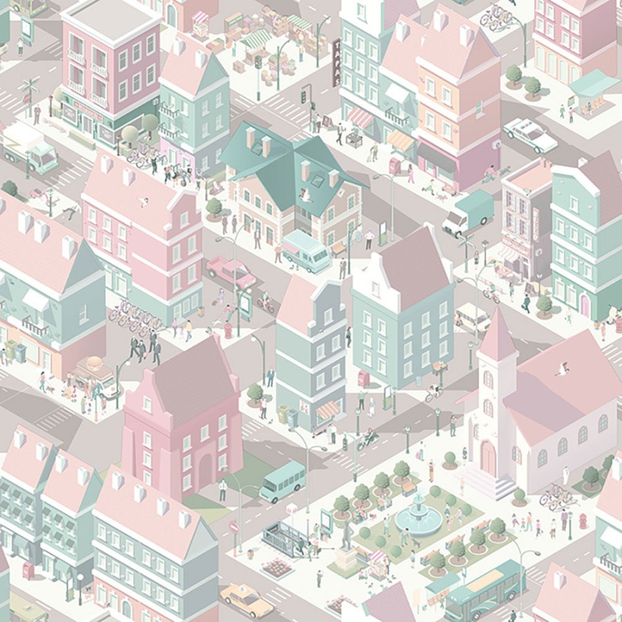 Tapeta - Město - L97603 - Tapety Yara