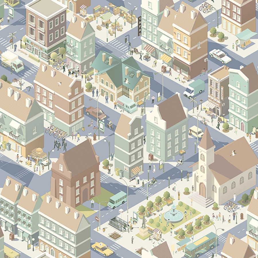 Tapety Yara - Tapeta - Město - L97611 Tapeta - Město - L97611 - Tapety Yara