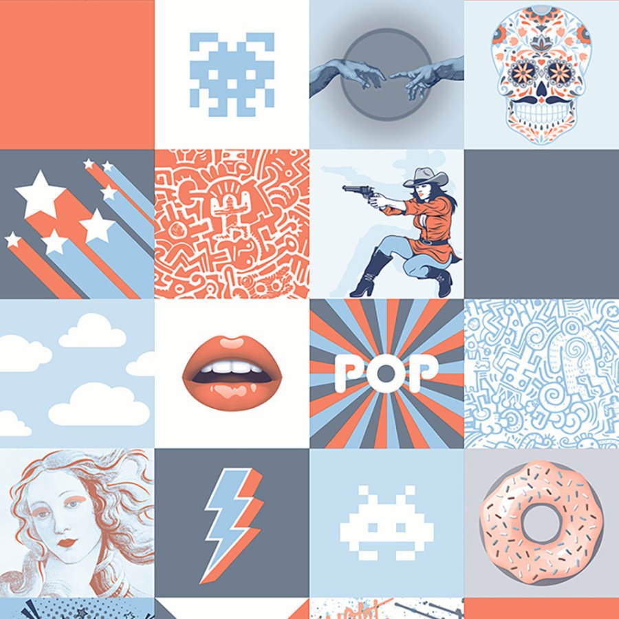 Kolážová tapeta pro teenagery - M53201 - Tapety Yara