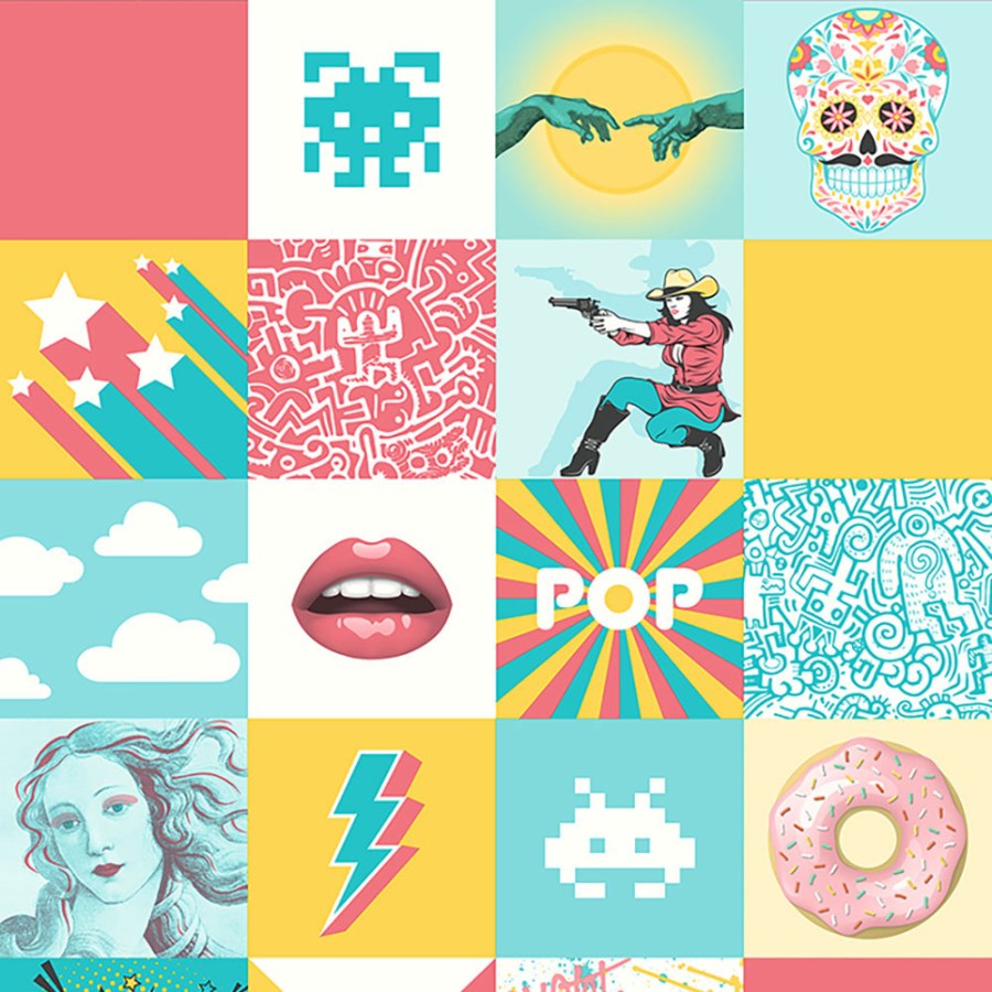 Kolážová tapeta pro teenagery - M53210 - Tapety Yara