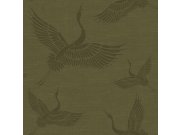 Tapety Yara - Zelená/khaki tapeta - ptáci Zelená/khaki tapeta - ptáci