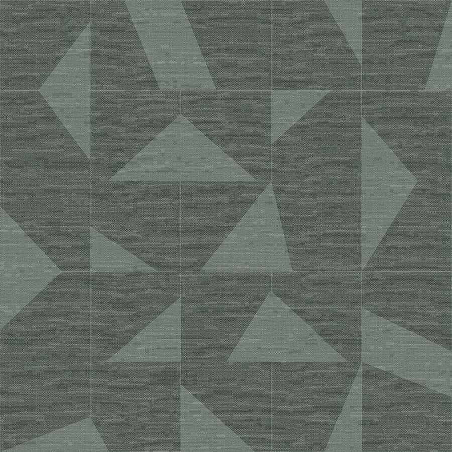 Tapety Yara - Zelená geometrická tapeta s látkovou texturou 347755 Zelená geometrická tapeta s látkovou texturou 347755 - Tapety Yara