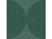 Tapety Yara - Zelená geometrická tapeta - polokoule - 357225 Zelená geometrická tapeta - polokoule - 357225