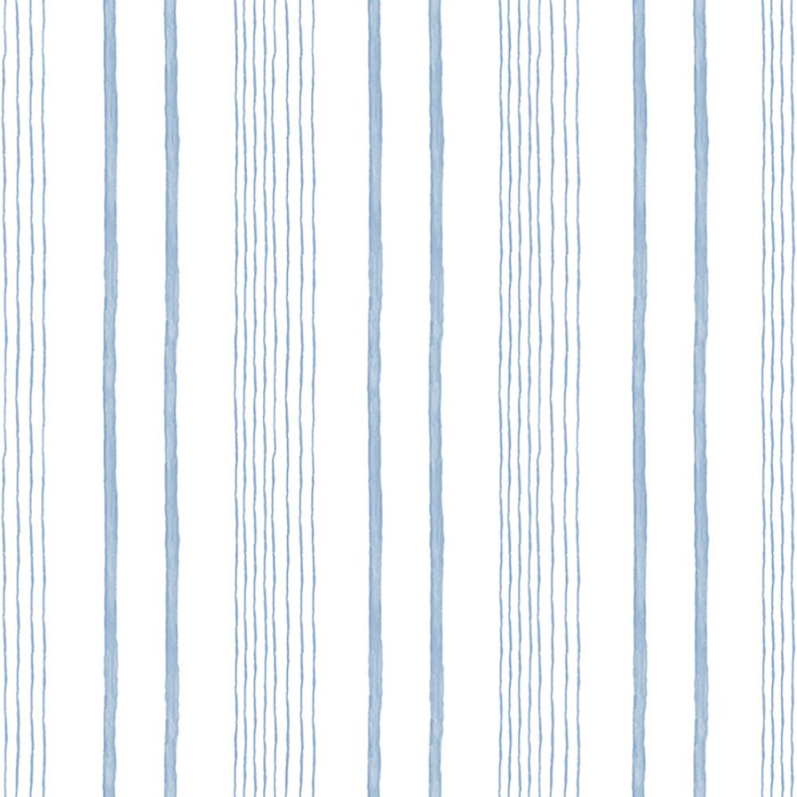 Bílá tapeta s modrými pruhy - Tapety Yara