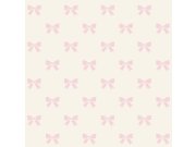 Tapety Yara - Metalická tapeta pro holky - mašličky 346846 Metalická tapeta pro holky - mašličky 346846