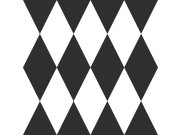 Tapety Yara - Geometrická tapeta - bílé a černé kosočtverce 347670 Geometrická tapeta - bílé a černé kosočtverce 347670