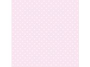 Tapety Yara - Růžová tapeta - puntíky na metalickám podkladu 346818 Růžová tapeta - puntíky na metalickám podkladu 346818