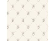 Krémová tapeta design polstrování 346832