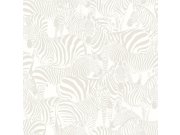 Metalická Tapeta - zebry 346836