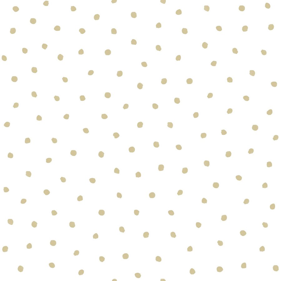 Tapety Yara - Tapeta bílá se zlatými puntíky 347673 Tapeta bílá se zlatými puntíky 347673 - Tapety Yara