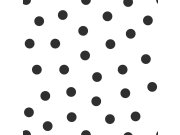 Tapety Yara - Tapeta bílá s černými puntíky 347675 Tapeta bílá s černými puntíky 347675