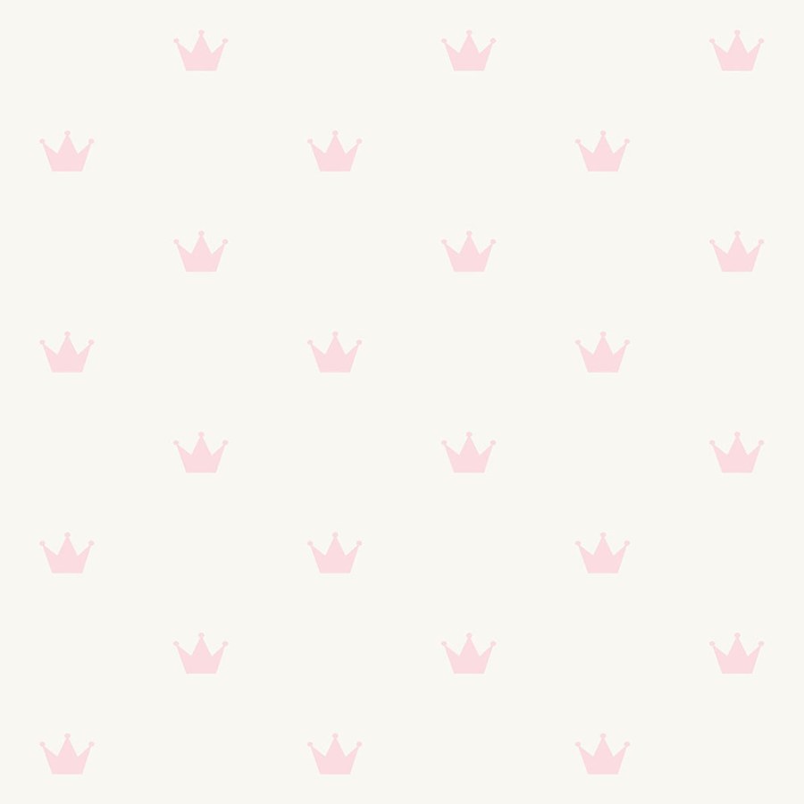 Tapety Yara - Metalická tapeta s růžovými korunkami - 347702 Metalická tapeta s růžovými korunkami - 347702 - Tapety Yara